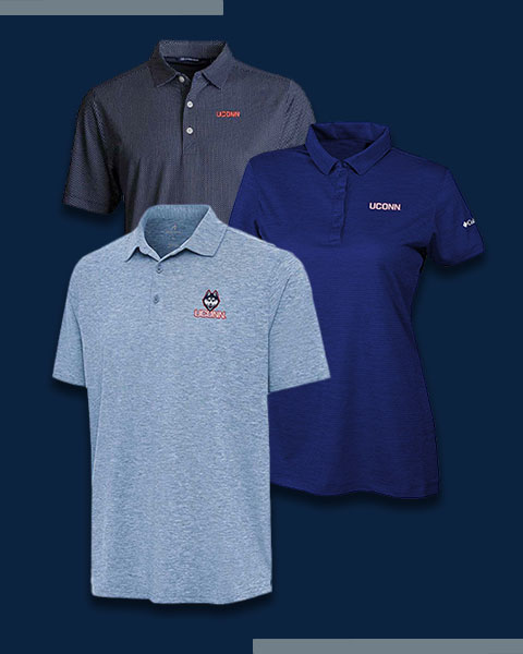 Shop UConn Huskies Polos & Dress Shirts