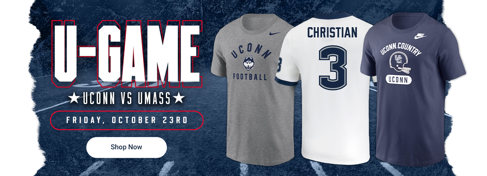 U-Game | UConn vs. UMass | Friday, October 23rd | Shop Now